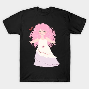 SU Rose Quartz Lineless Art T-Shirt